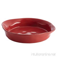 Rachael Ray Cucina Stoneware 1-1/2-Quart Round Baker  Cranberry Red - B00J4NLLMK